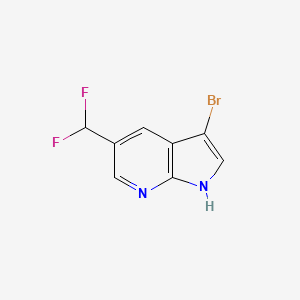 3-Bromo-5-(difluoromethyl)-1H-pyrrolo[2,3-B]pyridine