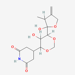 molecular formula C15H21NO7 B1206454 合欢内酯 CAS No. 85719-78-4