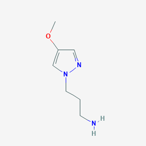 3-(4-Methoxy-1H-pyrazol-1-yl)propan-1-amine