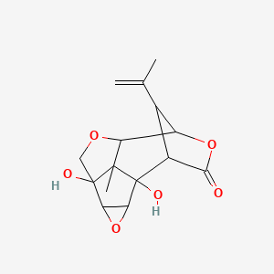 molecular formula C15H18O6 B1206458 香菜素 CAS No. 35481-77-7