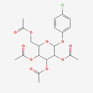 4-Chlorophenyl 2,3,4,6-tetra-O-acetylhexopyranoside