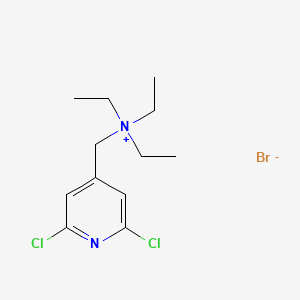 (2,6-Dichloropyridin-4-yl)methyl-triethylazanium;bromide