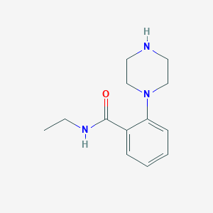 Benzamide, N-ethyl-2-(1-piperazinyl)-