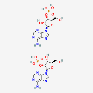 [(2R,3R,4R,5R)-2-(6-aminopurin-9-yl)-4-hydroxy-5-(hydroxymethyl)oxolan-3-yl] dihydrogen phosphate;[(2R,3S,4R,5R)-5-(6-aminopurin-9-yl)-4-hydroxy-2-(hydroxymethyl)oxolan-3-yl] dihydrogen phosphate