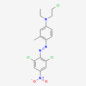 N-(2-Chloroethyl)-4-((2,6-dichloro-4-nitrophenyl)azo)-N-ethyl-m-toluidine