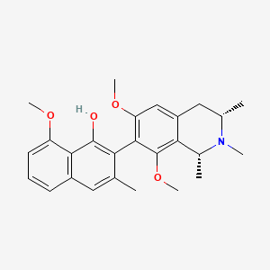 molecular formula C26H31NO4 B1206472 安西特罗替宁 CAS No. 98985-59-2