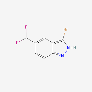 3-Bromo-5-(difluoromethyl)-1H-indazole