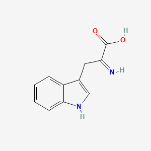 molecular formula C11H10N2O2 B1206474 亚氨基色氨酸 