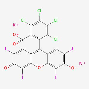 molecular formula C20H2Cl4I4K2O5 B1206479 Bengal rose CAS No. 11121-48-5