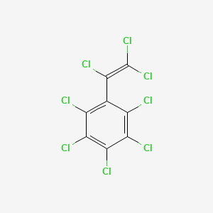 molecular formula C8Cl8 B1206481 八氯苯乙烯 CAS No. 29082-74-4