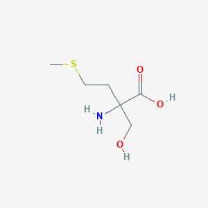 molecular formula C6H13NO3S B12064858 Methionine, 2-(hydroxymethyl)- CAS No. 51127-31-2