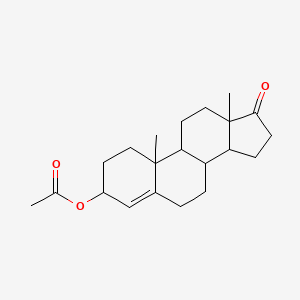 molecular formula C21H30O3 B12064867 3beta-Aecetoxy-4-androsten-17-on 