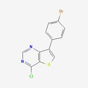 7-(4-Bromophenyl)-4-chlorothieno[3,2-d]pyrimidine