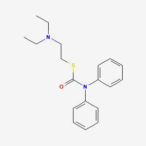 molecular formula C19H24N2OS B1206493 Phencarbamide CAS No. 3735-90-8