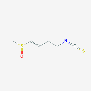 molecular formula C6H9NOS2 B1206498 4-Methylsulfinyl-3-butenyl isothiocyanate 