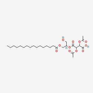 2,3-Bis(acetyloxy)-4-{[1-(hexadecanoyloxy)-3-hydroxypropan-2-yl]oxy}-4-oxobutanoic acid