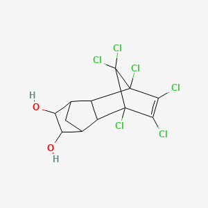 molecular formula C12H10Cl6O2 B1206503 6,7-trans-Dihydroxydihydroaldrin 