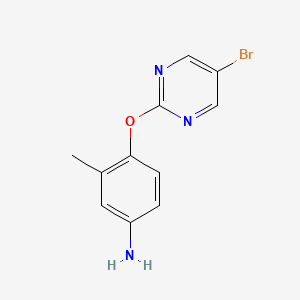 4-((5-Bromopyrimidin-2-yl)oxy)-3-methylaniline