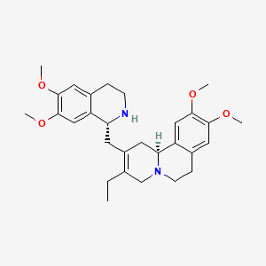 molecular formula C29H38N2O4 B1206505 脱氢依米汀 CAS No. 1986-67-0