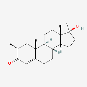 molecular formula C21H32O2 B1206514 2alpha,17-Dimethyl testosterone CAS No. 5197-22-8