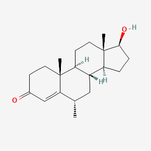 molecular formula C20H30O2 B1206515 6alpha-Methyltestosterone CAS No. 13251-86-0
