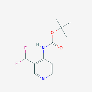 tert-Butyl N-[3-(difluoromethyl)-4-pyridyl]carbamate