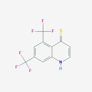 5,7-Bis(trifluoromethyl)quinoline-4-thiol