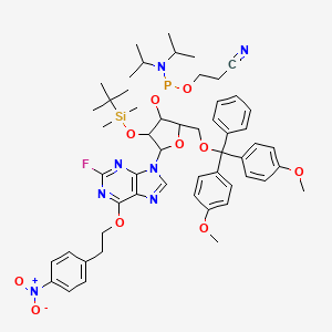 molecular formula C54H67FN7O10PSi B12065179 2-Fluoro-I CEP 