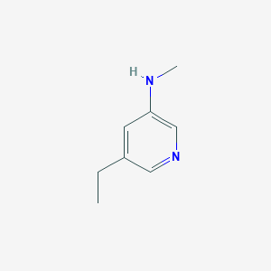 molecular formula C8H12N2 B12065232 (5-Ethyl-pyridin-3-yl)-methyl-amine 