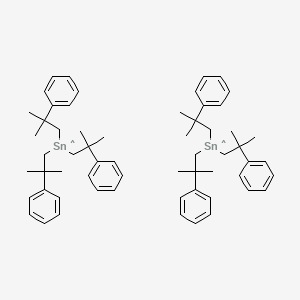 molecular formula C60H78Sn2 B12065255 Hexakis(2-methyl-2-phenylpropyl)ditin 