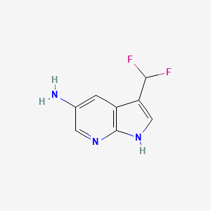 3-(Difluoromethyl)-1H-pyrrolo[2,3-B]pyridin-5-amine