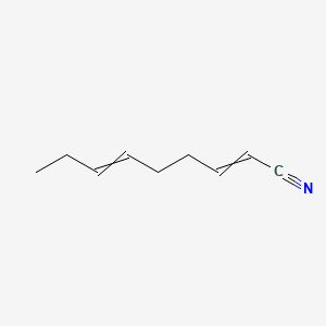 molecular formula C9H13N B12065268 2,6-Nonadienenitrile CAS No. 67019-89-0