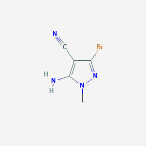 5-Amino-3-bromo-1-methyl-1H-pyrazole-4-carbonitrile