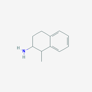 molecular formula C11H15N B12065381 1-Methyl-1,2,3,4-tetrahydro-2-naphthalenamine 