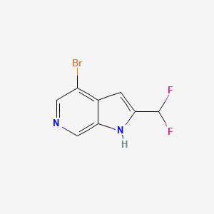 4-Bromo-2-(difluoromethyl)-1H-pyrrolo[2,3-C]pyridine