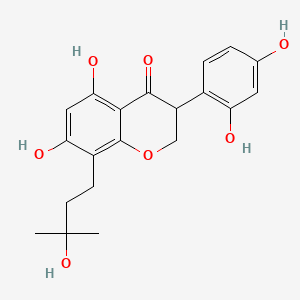 molecular formula C20H22O7 B1206540 鬼臼酮水合物 CAS No. 62682-11-5