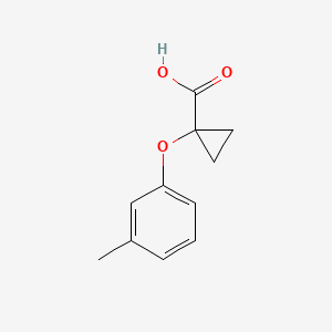 1-m-Tolyloxy-cyclopropanecarboxylic acid