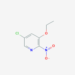 molecular formula C7H7ClN2O3 B12065465 5-chloro-3-ethoxy-2-nitroPyridine 