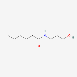 molecular formula C9H19NO2 B12065504 n-(3-Hydroxypropyl)hexanamide CAS No. 23054-67-3