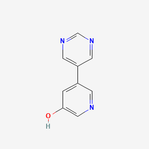 5-(Pyrimidin-5-YL)pyridin-3-OL