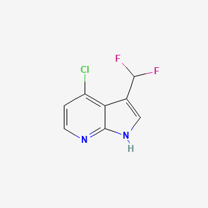 4-Chloro-3-(difluoromethyl)-1H-pyrrolo[2,3-B]pyridine