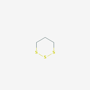 molecular formula C3H6S3 B1206562 1,2,3-三硫杂环己烷 CAS No. 3325-33-5