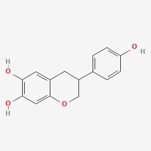 molecular formula C15H14O4 B1206566 6,7,4'-Trihydroxyisoflavan CAS No. 94105-89-2