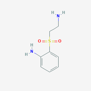 molecular formula C8H12N2O2S B12065662 2-(2-Aminoethanesulfonyl)aniline CAS No. 76806-16-1