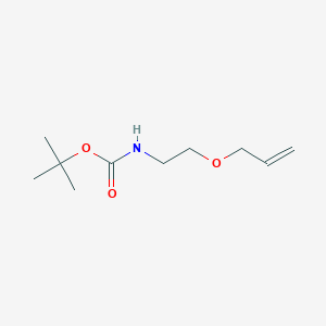 molecular formula C10H19NO3 B12065676 tert-Butyl (2-(allyloxy)ethyl)carbamate 