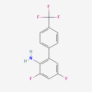 2-Amino-3,5-difluoro-4'-(trifluoromethyl)biphenyl