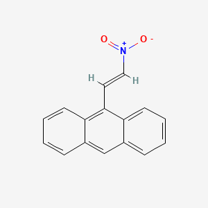 molecular formula C16H11NO2 B1206571 9-(2-Nitrovinyl)anthracene CAS No. 58349-77-2