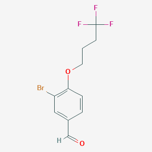 3-Bromo-4-(4,4,4-trifluorobutoxy)benzaldehyde