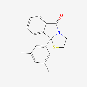 molecular formula C18H17NOS B1206574 9b-(3,5-Dimethylphenyl)-2,3-dihydrothiazolo[2,3-a]isoindol-5-one 