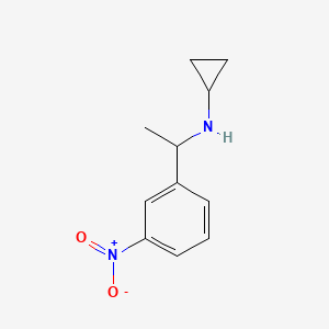 N-[1-(3-nitrophenyl)ethyl]cyclopropanamine